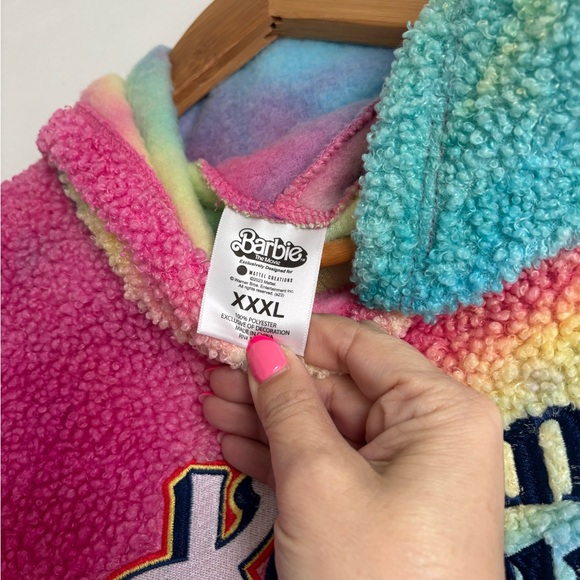 Barbie Pink and Blue Tie-Dye Hoodie - Picture 3 of 3